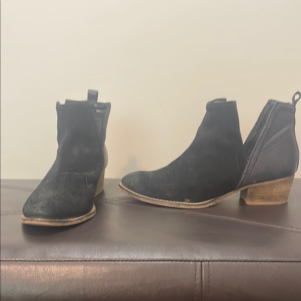Black Suede Ankle Boots
